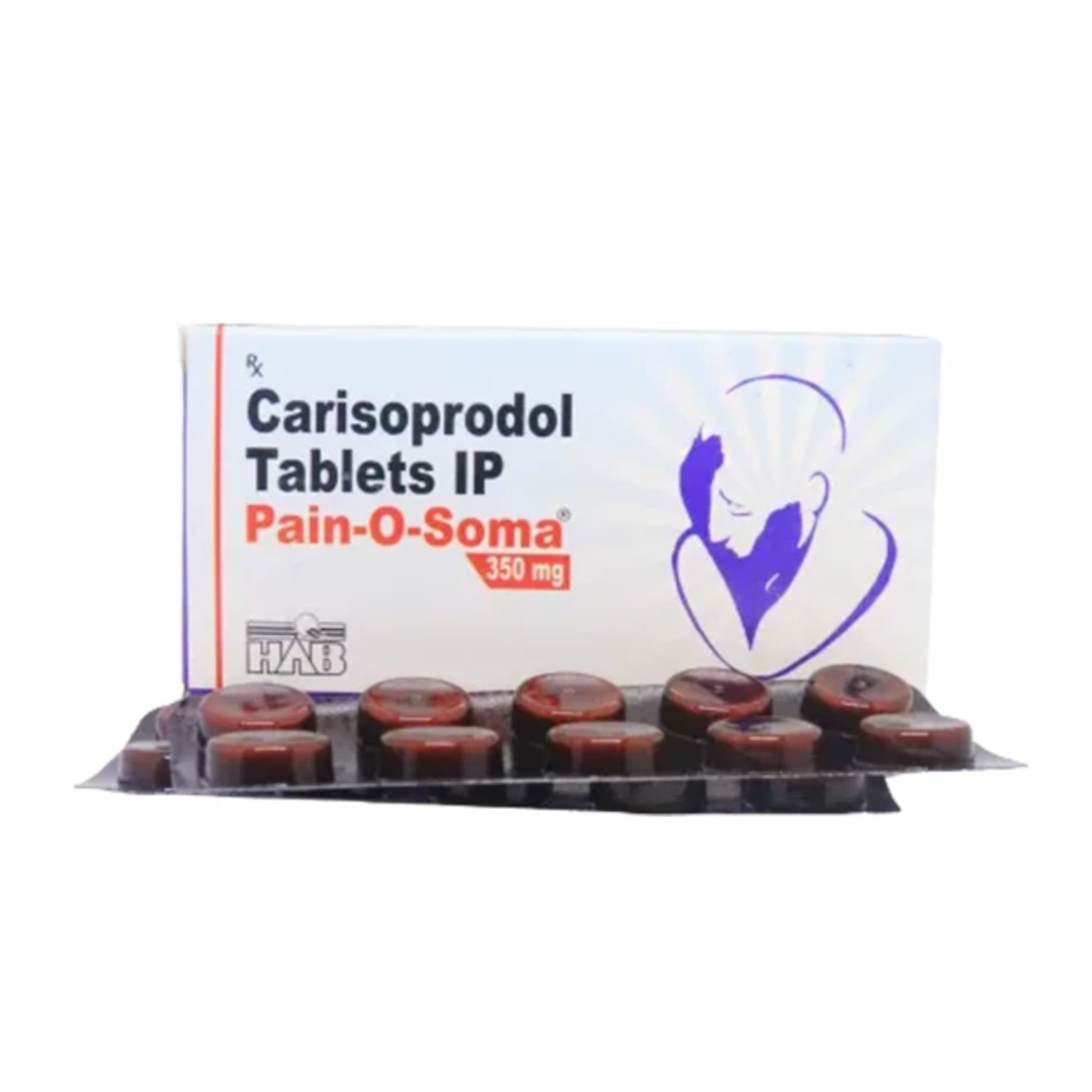 Pain O Soma 350mg (Carisoprodol)