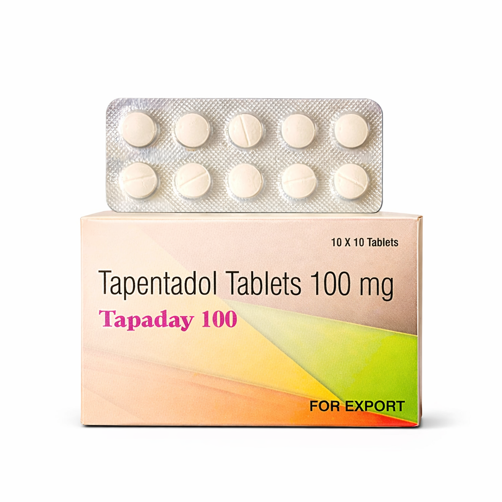 Tapentadol 100mg tablets for moderate to severe pain relief